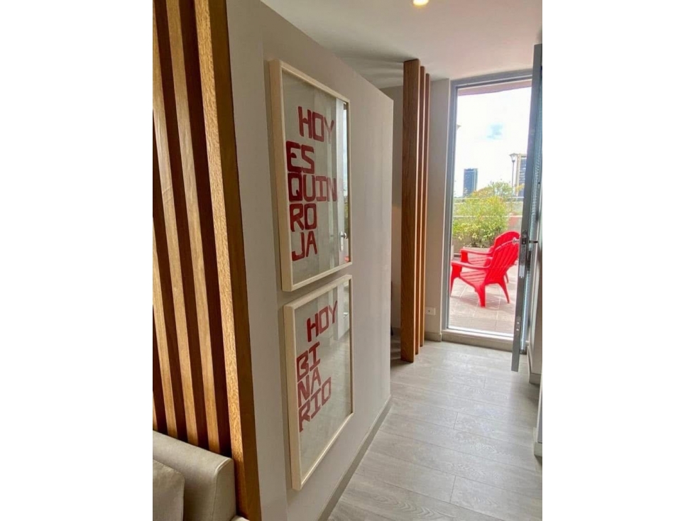 SE VENDE RE APARTAMENTO AMOBLADO EN BOSQUE IZQUIERDO 59 mts + 45 terr — foto 6