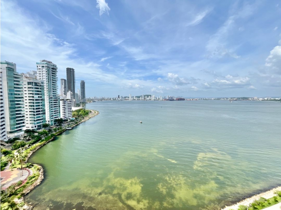 SE VENDE SE ARRIENDA APARTAMENTO EN CASTILLOGRANDE. VISTA A LA BAHIA