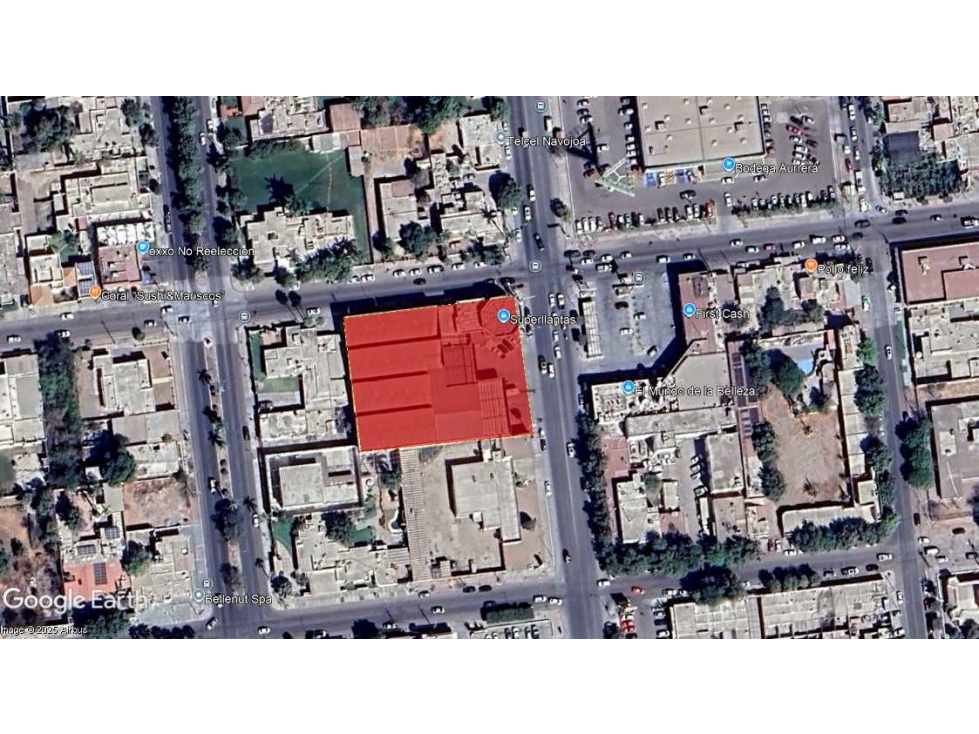 SE VENDE TERRENO COMERCIAL EN NAVOJOA, POR LA PESQUEIRA. 3,250 M2 - 5