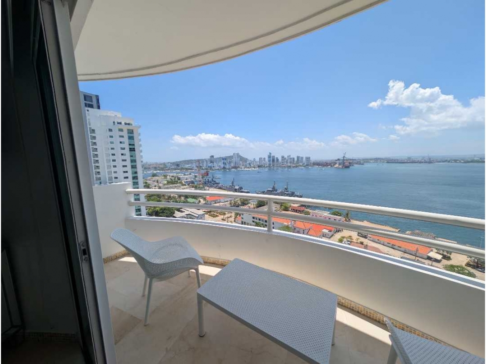 Se vende penthouse dúplex amoblado en Bocagrande, Cartagena de Indias