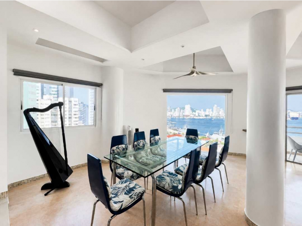 Se vende penthouse dúplex amoblado en Bocagrande, Cartagena de Indias — foto 2