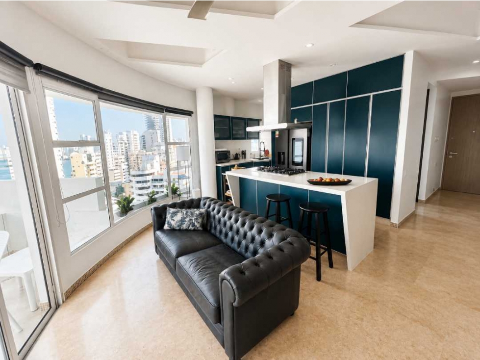 Se vende penthouse dúplex amoblado en Bocagrande, Cartagena de Indias — foto 3