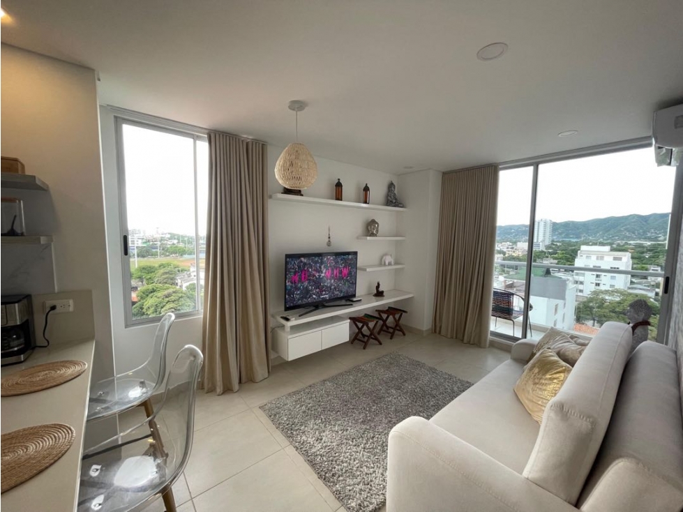 Se vende apartamento amoblado en el Jardín - Santa Marta — foto 2