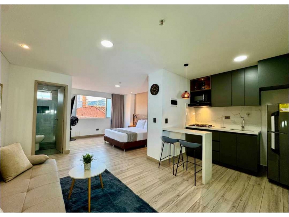 SE VENDEN APARTAESTUDIOS AMOBLADOS SIN PARQUEADERO EN BELÉN LA PALMA. — foto 3