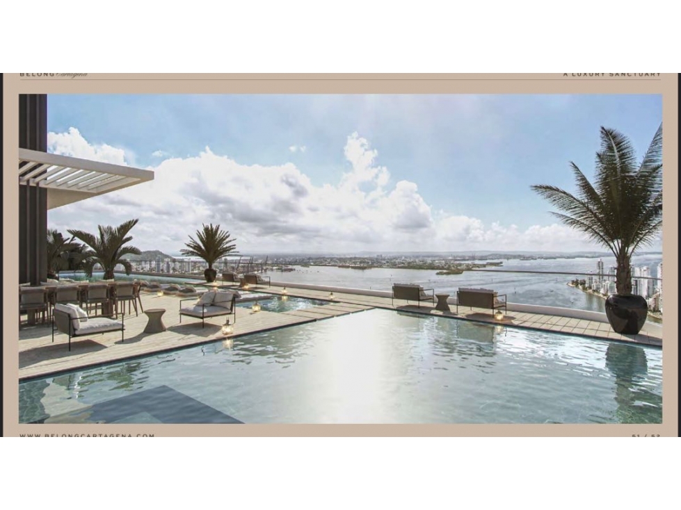 SE VENDEN APARTAMENTO EDIFICIO BELONG CARTAGENA, BARRIO BOCAGRANDE — foto 3