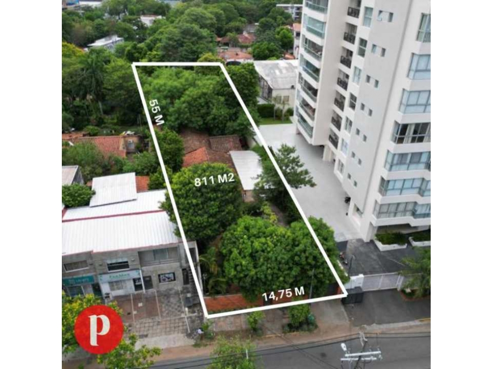 Venta, Terreno de 811 M2. Villa Morra. - 1