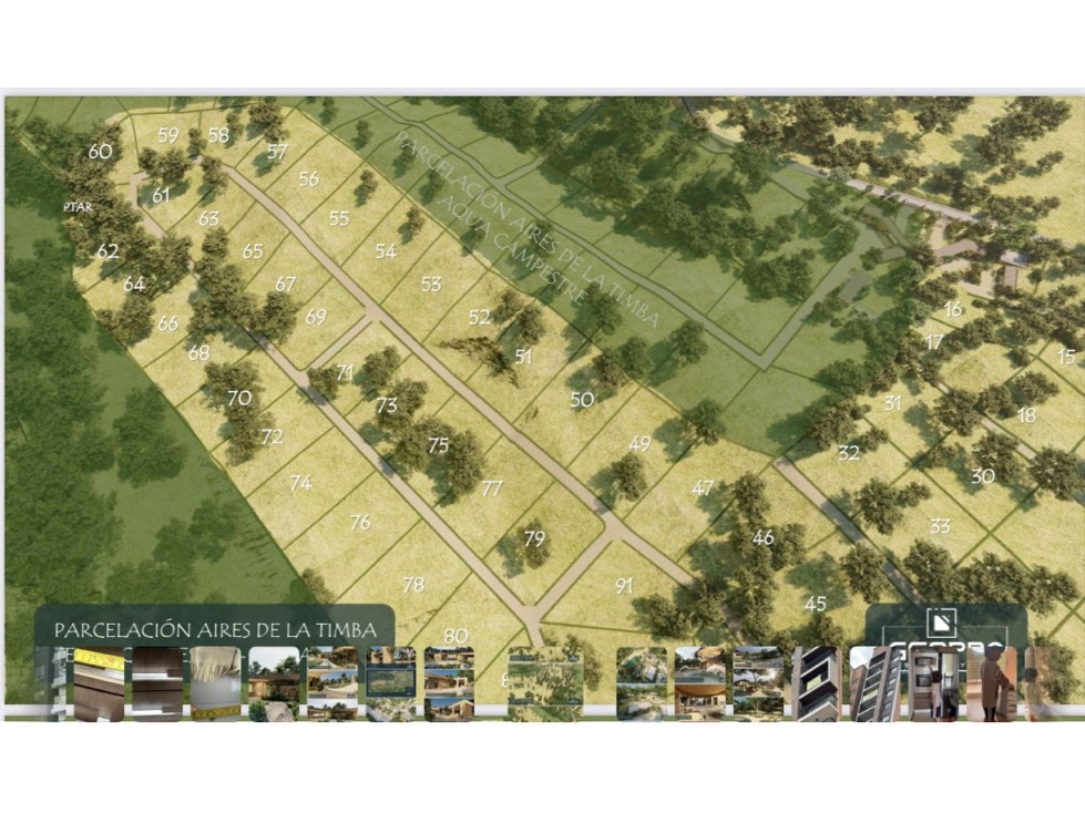 Venta lote Sopetran ~ Parcelación Aires de la Timba — foto 2