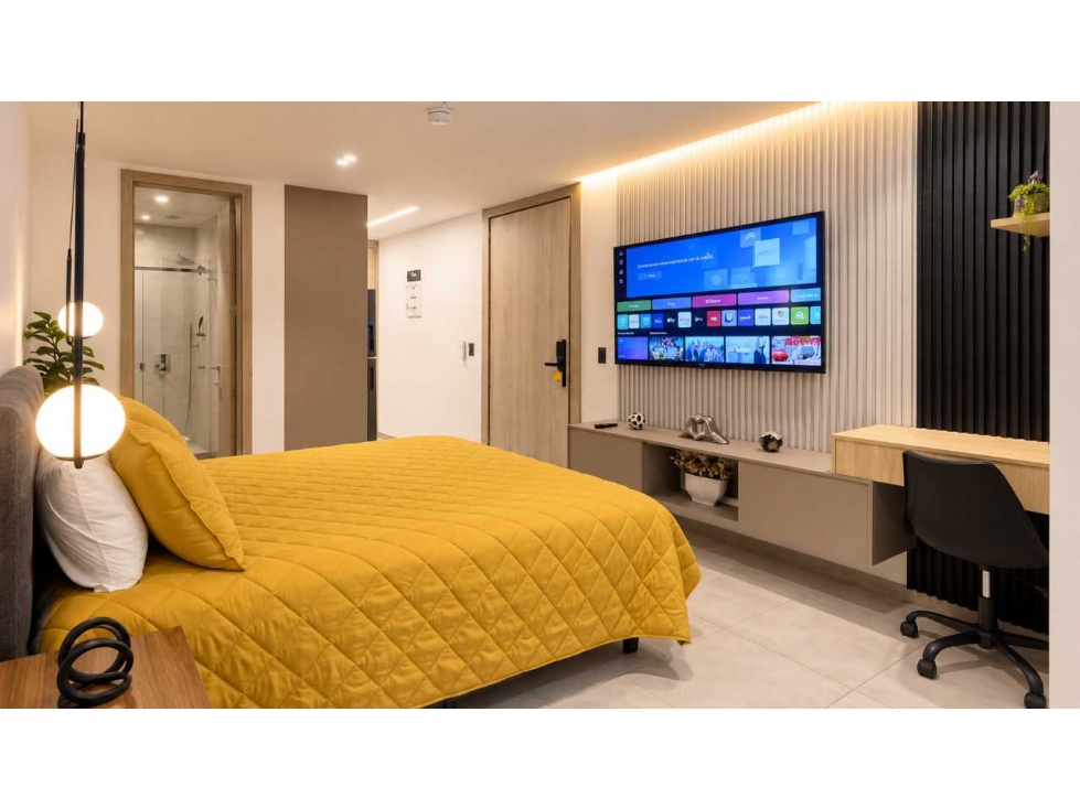 Suite Estudio amoblado en Venta, Edificio Adagio La Carolina — foto 5