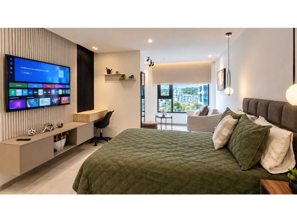 Suite Estudio amoblado en Venta, Edificio Adagio La Carolina — foto 6