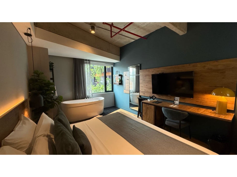 Suite hotelera en venta, a pocos pasos de Provenza, El Poblado - MDE