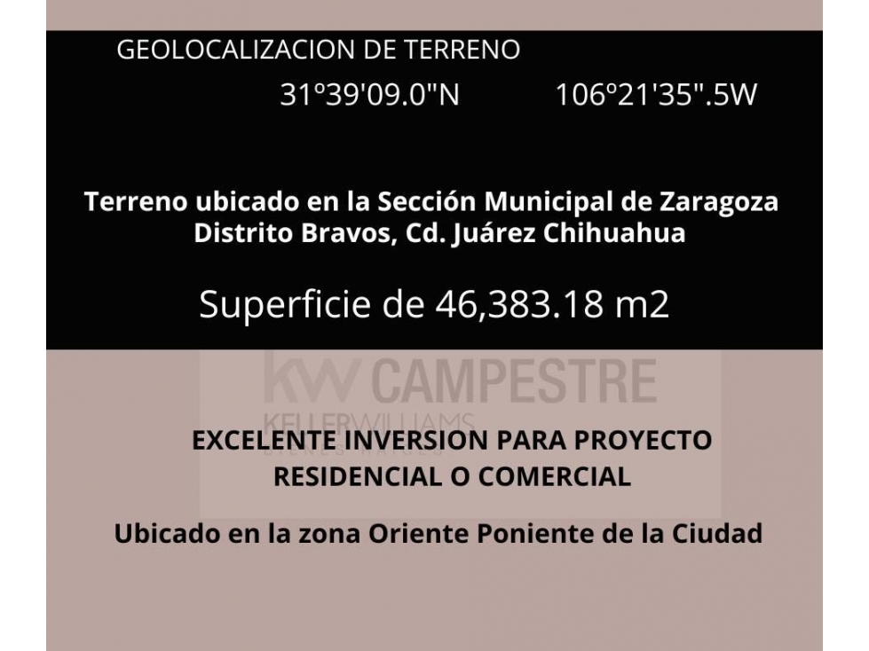Terreno bien ubicado. Juarez Porvenir - 2
