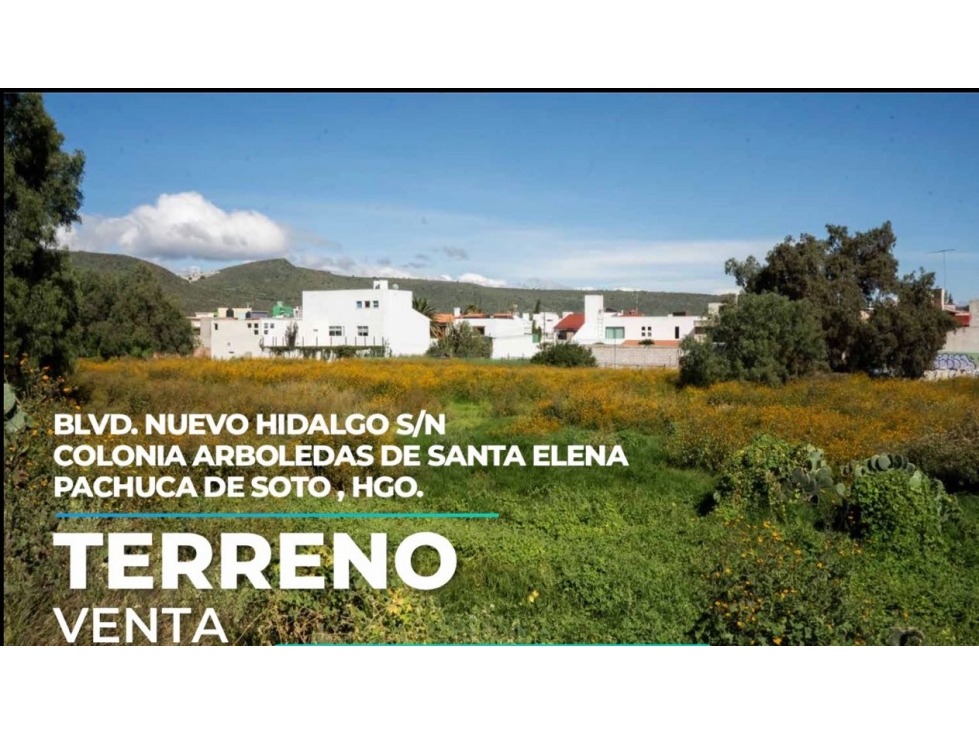 Venta Terreno Comercial 7,427 m² en Blvd Nuevo Hidalgo Pachuca