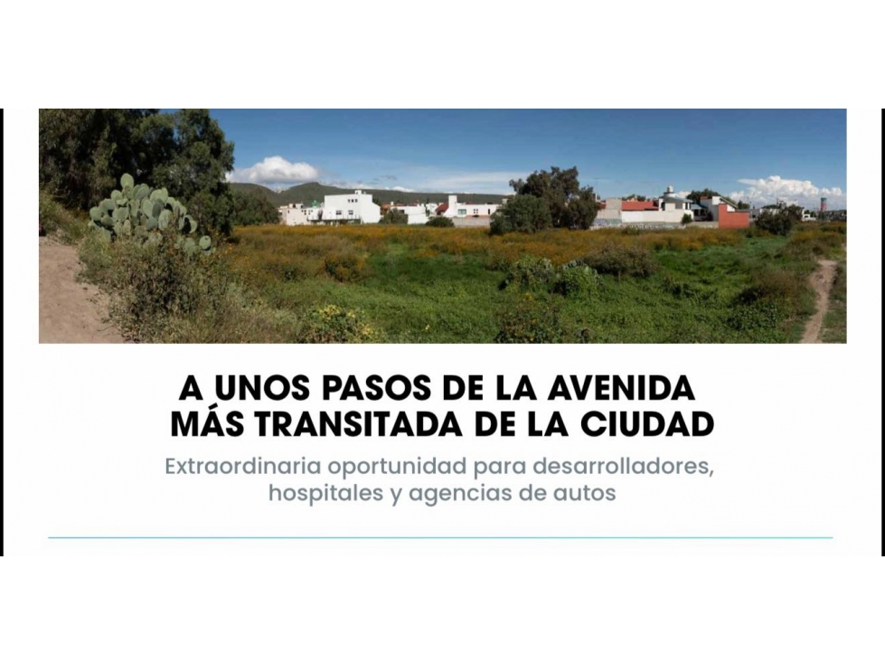 Venta Terreno Comercial 7,427 m² en Blvd Nuevo Hidalgo Pachuca — foto 2