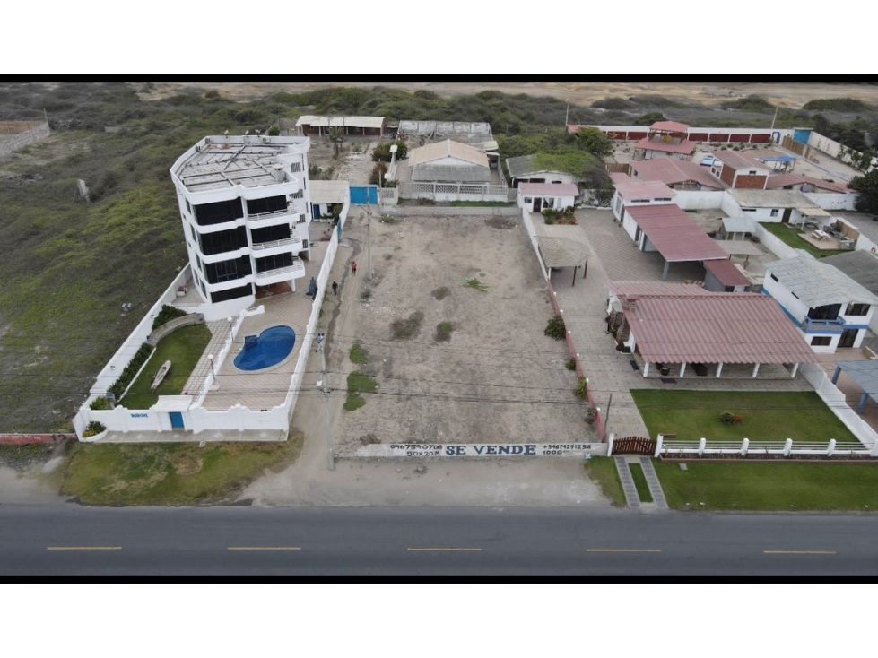 Terreno de 1,000 m2 Frente al Mar en Punta Carnero Salinas - 1