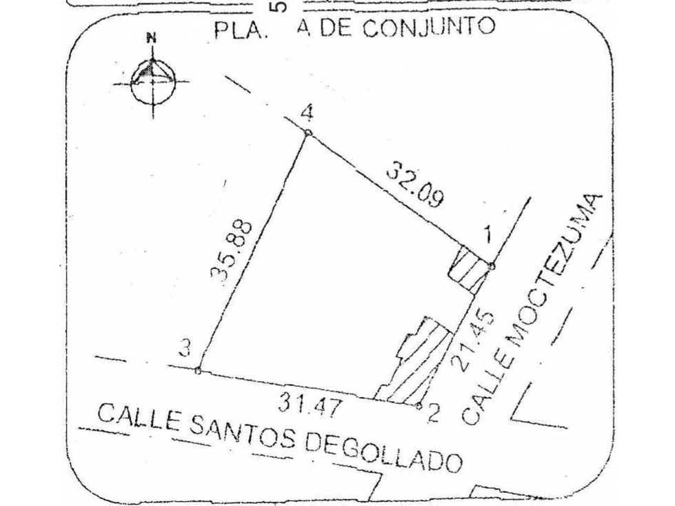 Terreno en Esquina de Moctezuma y Santos Degollado. - 3