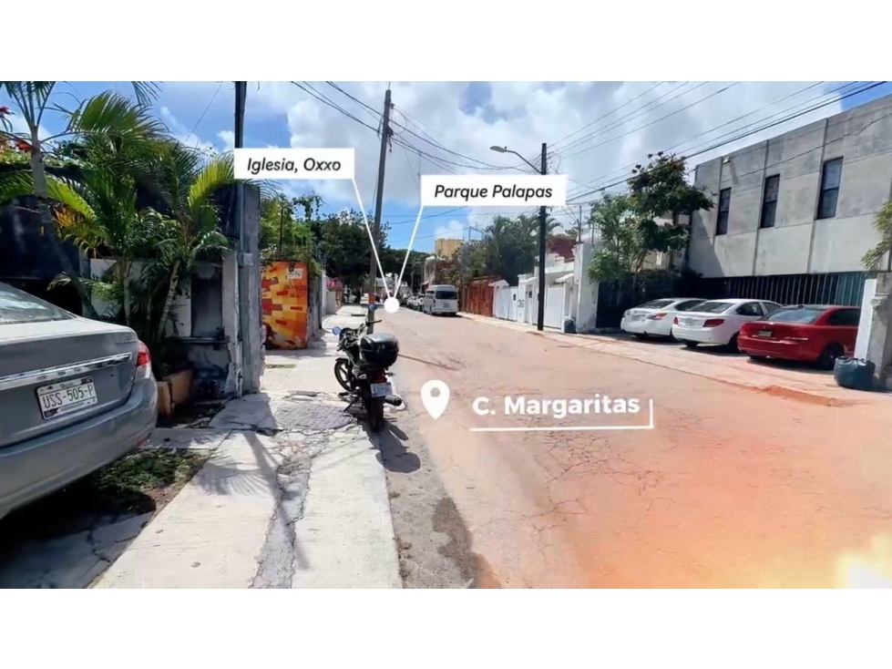 TERRENO EN VENTA, CALLE MARGARITAS, CENTRO CANCUN — foto 6