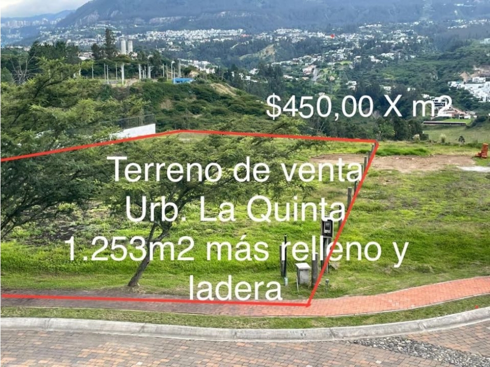 TERRENO VENTA CUMBAYÁ 1253m2 urbaniz de lujo - 3