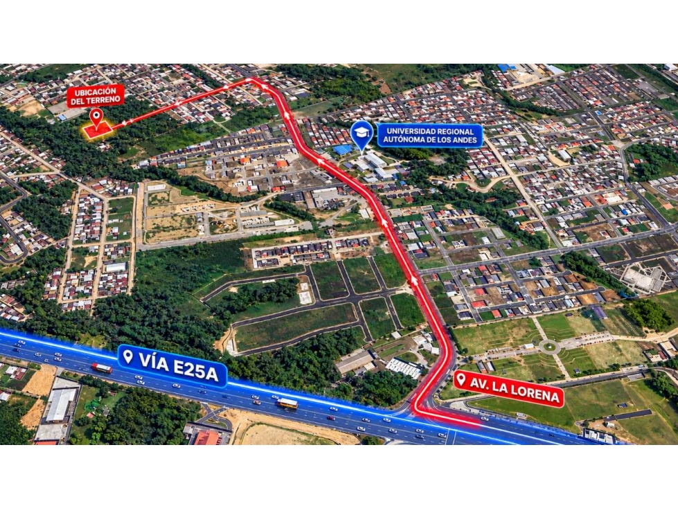 TERRENO EN VENTA, SECTOR LA LORENA EN SANTO DOMINGO, CON 5588M2 - 1
