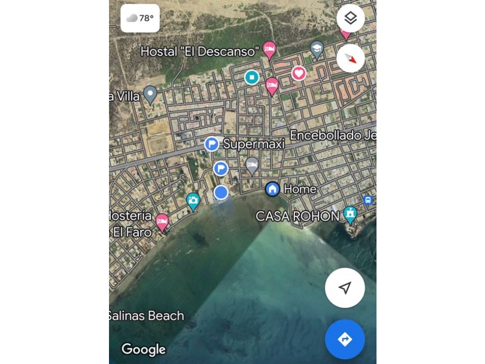 Terreno frente al mar en Las Conchas 1500m2 - 1