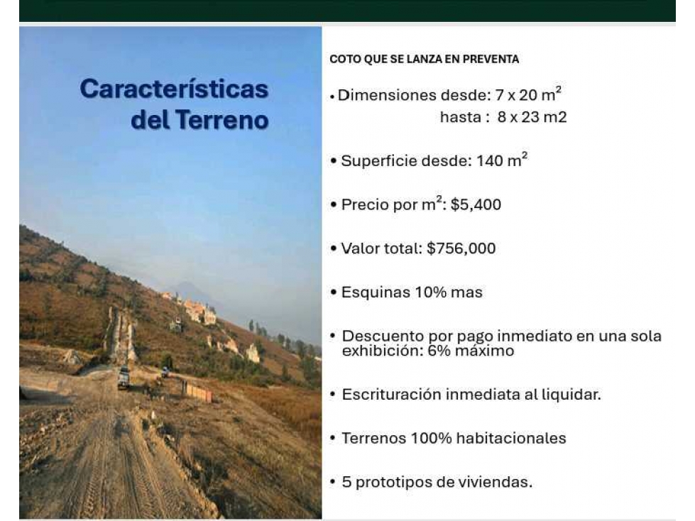 TERRENOS A MESES SIN INTERESES RESIDENCIAL CAÑADAS DEL SUR