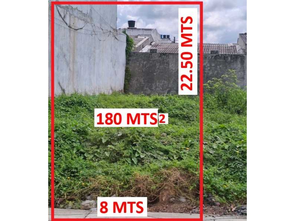 Vende lote en campo alegre CALLE PAVIEMNTADA en Monteria