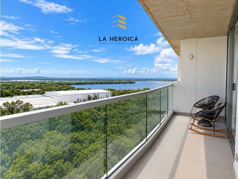 VENDEMOS APARTAMENTO AMOBLADO EN CIELO MAR