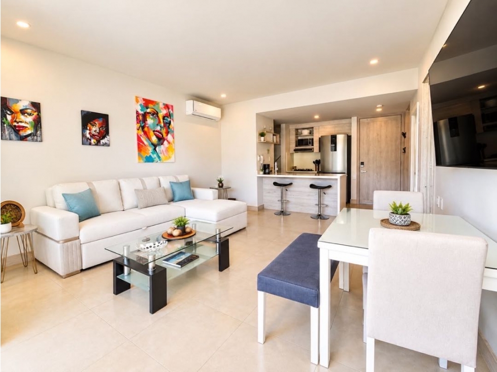 VENDEMOS apartamento AMOBLADO una alcoba MORROS IO | Serena del mar - 4