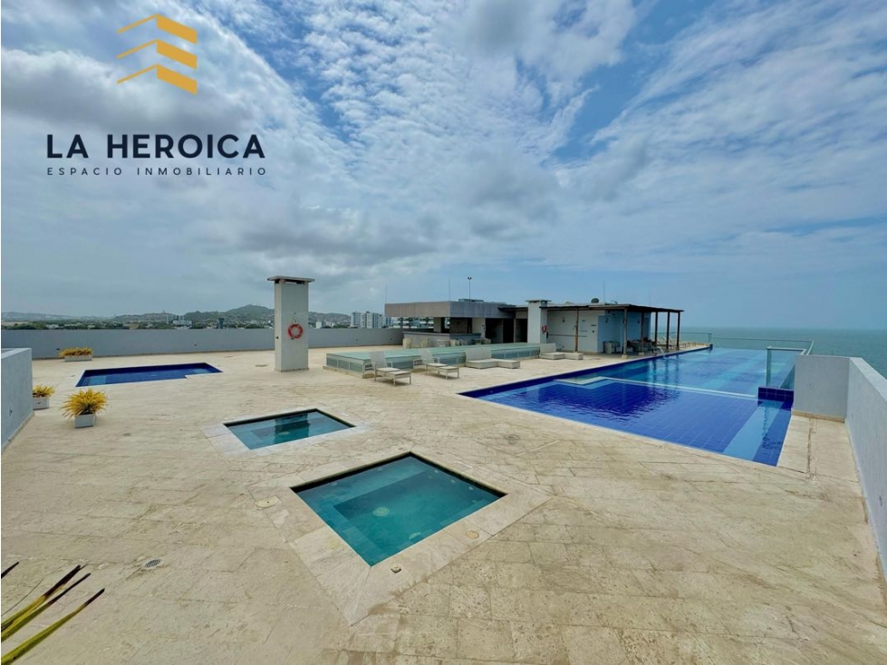 VENDEMOS APARTAMENTO EN CRESPO VISTA AL MAR - CARTAGENA