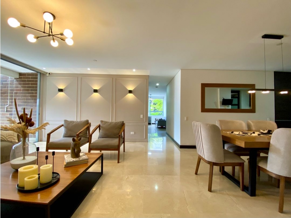VENTA DE APARTAMENTO MODERNO CON TERRAZA EN POBLADO - ALEJANDRIA