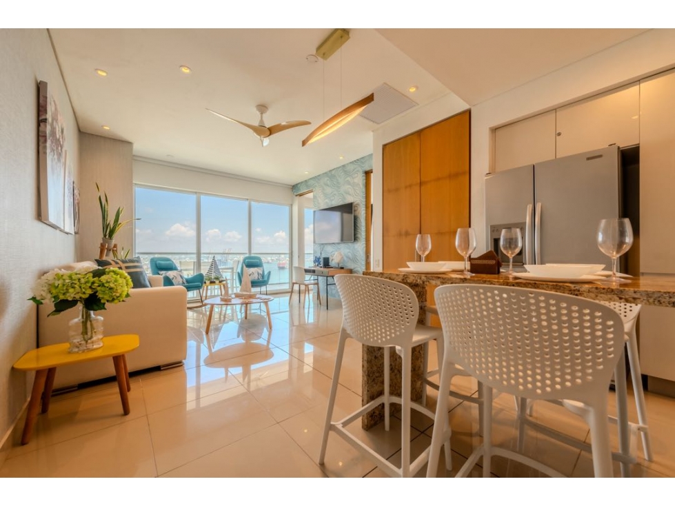 VENDEMOS APARTAMENTO TURISTICO EN BOCAGRANDE - H2