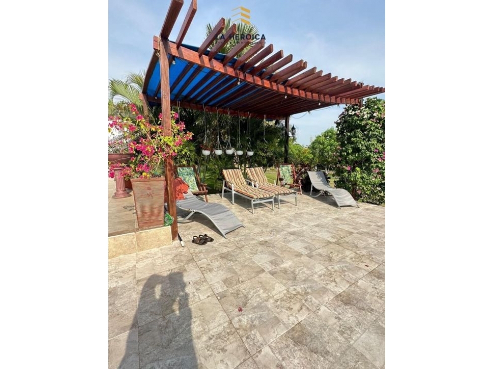 VENDEMOS CASA FINCA EN CONDOMINIO LA HACIENDA-CARTAGENA - 1