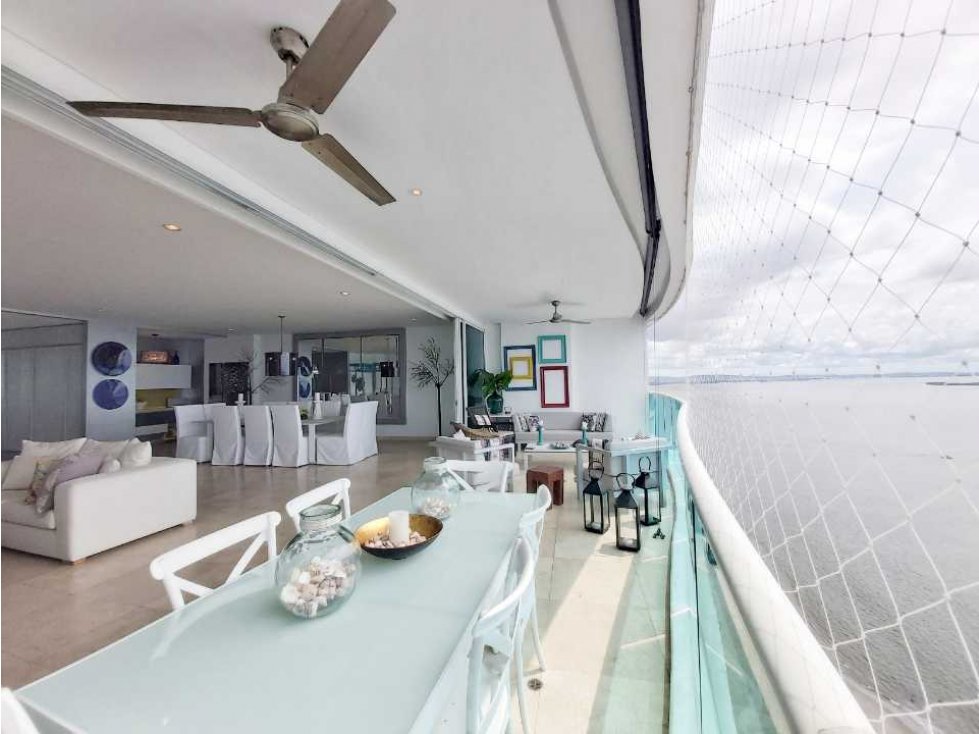 Venta penthouse amoblado en Puerto Velero en Castillogrande Cartagena