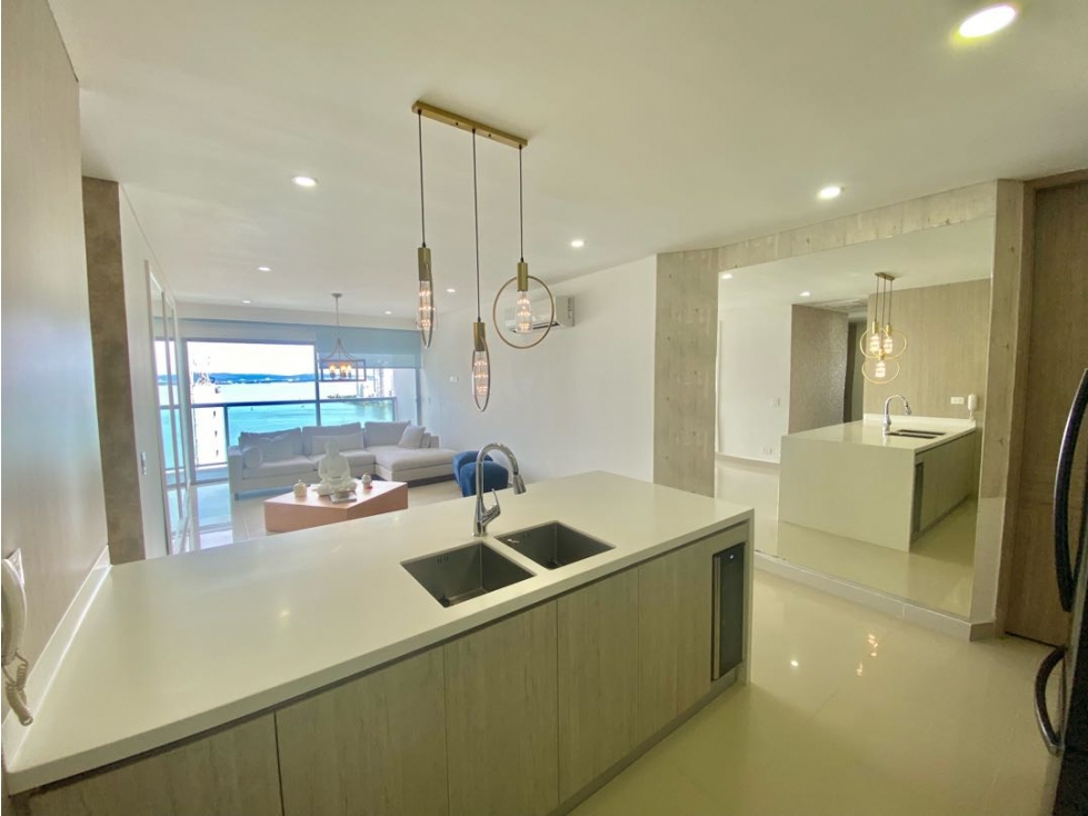 VENDO O ARRIENDO APARTAMENTO AMOBLADO DE 143 m² EN BOCAGRANDE VISTA — foto 4