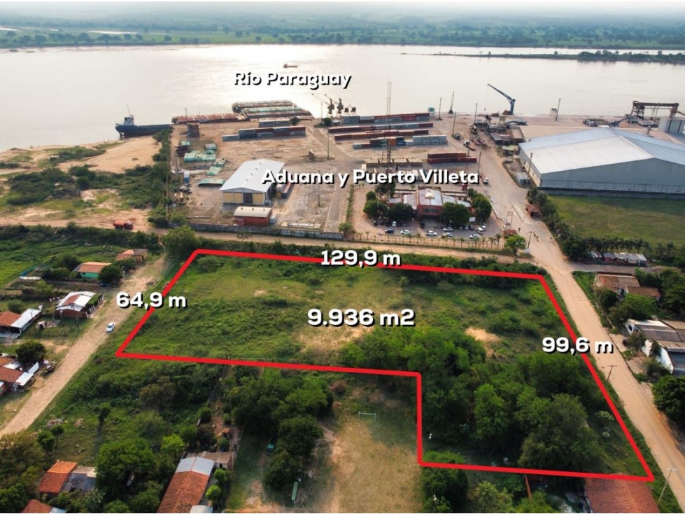 VENDO 9.936 m2 EN VILLETA A PASOS DEL PUERTO - 4