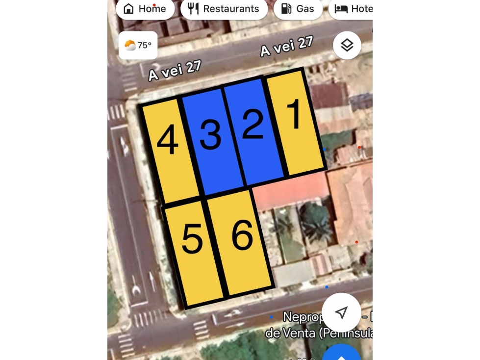 Vendo 6 terrenos en Santa Paula Salinas $35,000 Cada Uno - 3