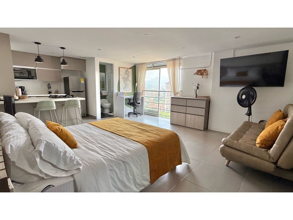Vendo Apartaestudio amoblado en el Poblado - Frontera- RENTAS CORTAS
