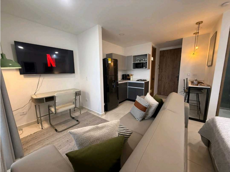 Alquilo Apartaestudio Amoblado en Cerritos Pereira | 1 Hab, Balcón. — foto 4