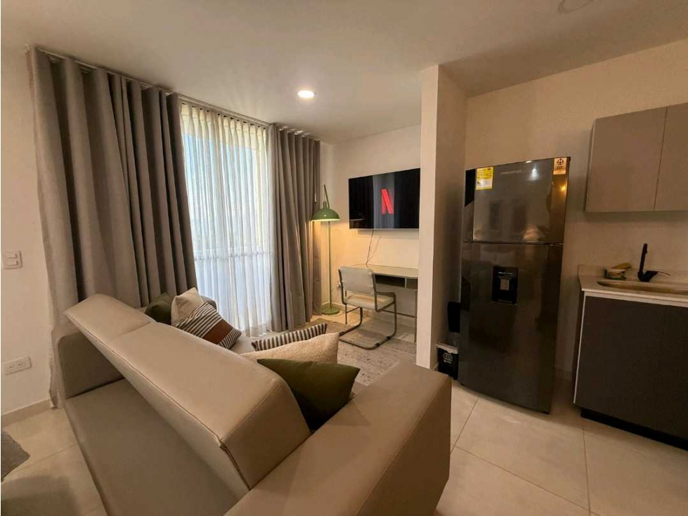 Alquilo Apartaestudio Amoblado en Cerritos Pereira | 1 Hab, Balcón. — foto 5