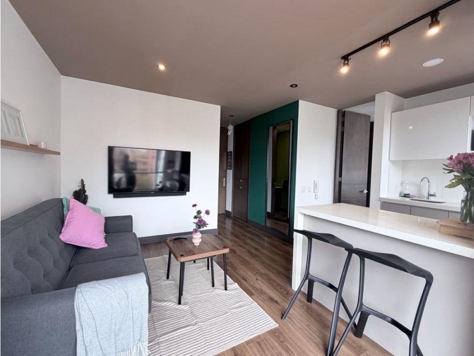VENDO APARTAESTUDIO AMOBLADO EN EL CHICÓ — foto 2