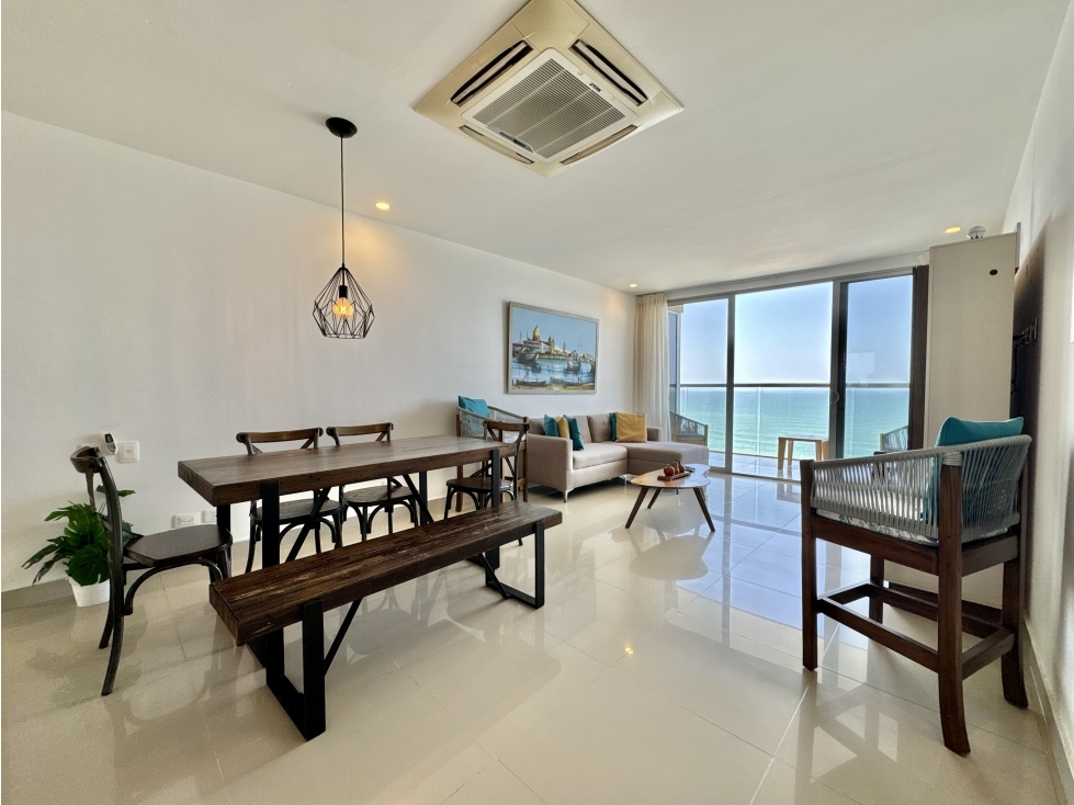 VENTA APARTAMENTO 2 ALCOBAS MORROS CITY BOCAGRANDE CARTAGENA