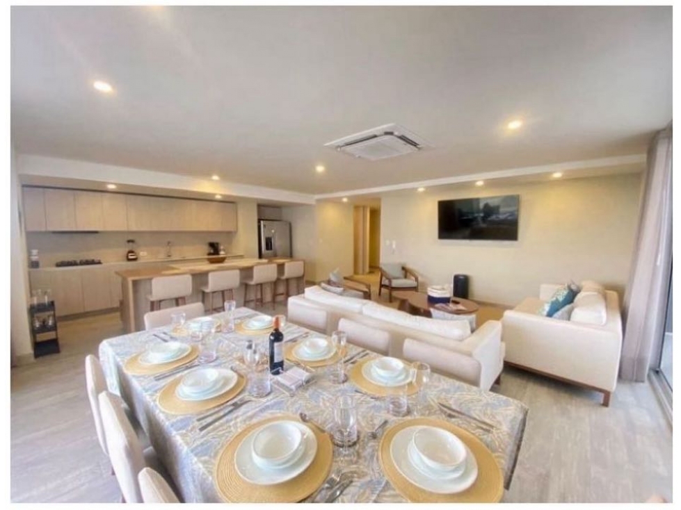 VENDO APARTAMENTO AMOBLADO DE USO TURÍSTICO - ED DOMINIQUE - CIELO MAR — foto 4