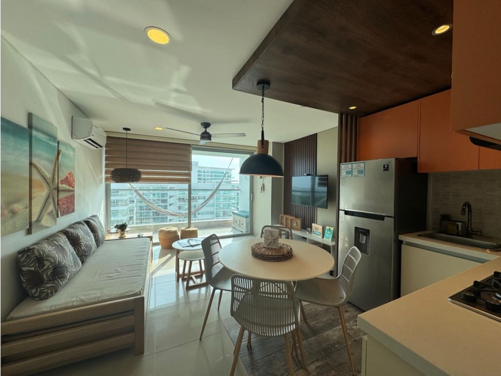 VENDO APARTAMENTO AMOBLADO DE USO TURÍSTICO EN LA BOQUILLA CARTAGENA — foto 4