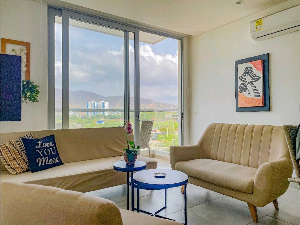 Vendo apartamento con renta turística en Santa Marta Playa Salguero
