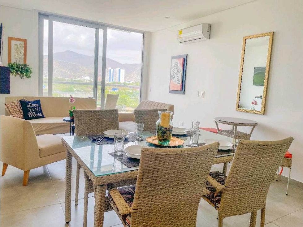 Vendo apartamento con renta turística en Santa Marta Playa Salguero — foto 4