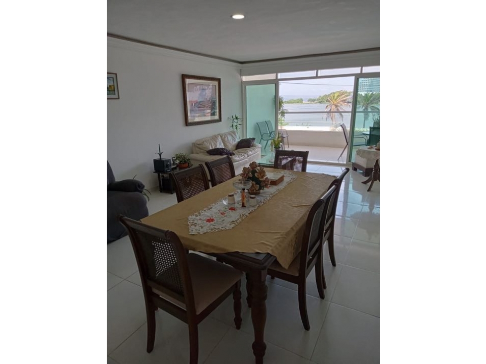 VENDO APARTAMENTO CON VISTA A LA BAHÍA EN EL LAGUITO CARTAGENA — foto 3