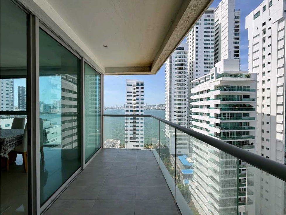 VENDO APARTAMENTO CON VISTA A LA BAHIA CASTILLOGRANDE CARTAGENA