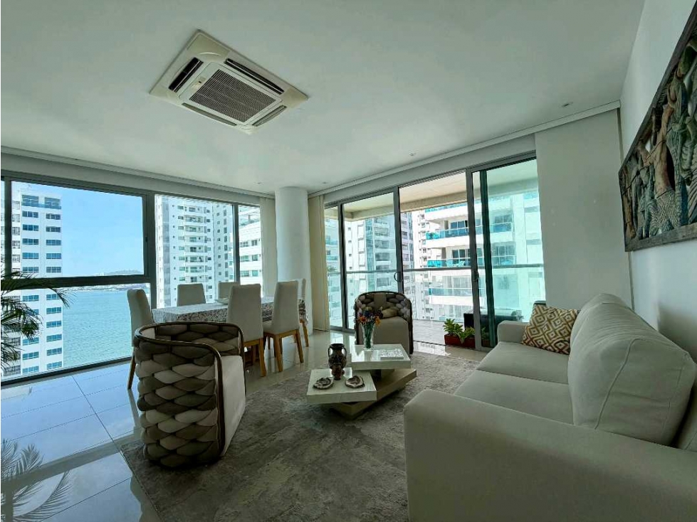 VENDO APARTAMENTO CON VISTA A LA BAHIA CASTILLOGRANDE CARTAGENA — foto 4