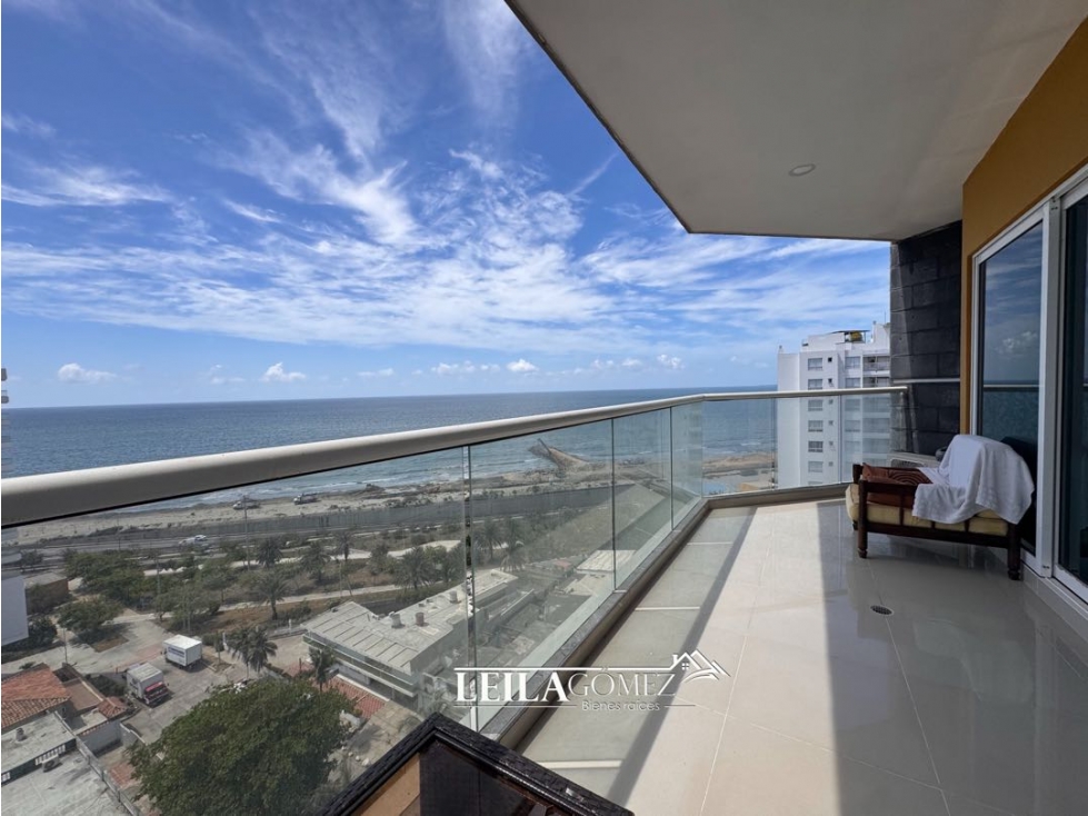 VENDO APARTAMENTO CON VISTA AL MAR EN CRESPO, CARTAGENA