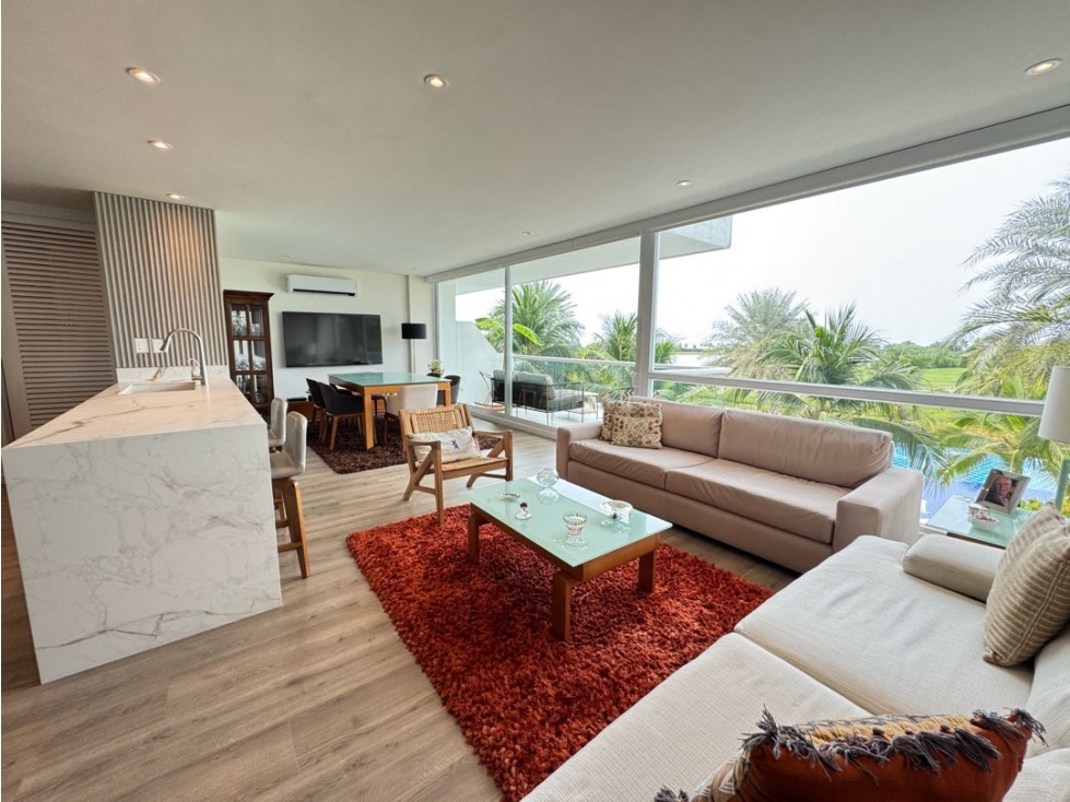 VENDO APARTAMENTO DE 2 ALCOBAS EN KARIBANA BEACH GOLF CARTAGENA — foto 2