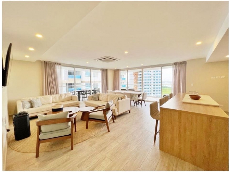 ¡VENDO APARTAMENTO AMOBLADO DE USO TURÃSTICO EN CIELO MAR - CARTAGENA! — foto 2
